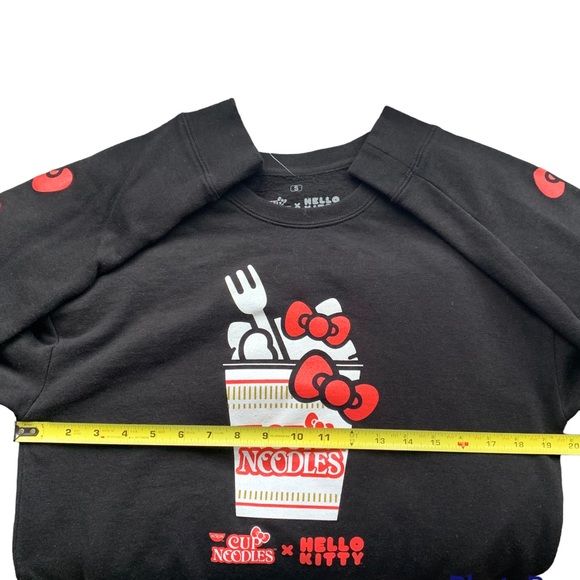 Ripple Junction Nissin Cup Noodles x Hello Kitty Collab Crew Neck Sweatshirt - Picture 15 of 16